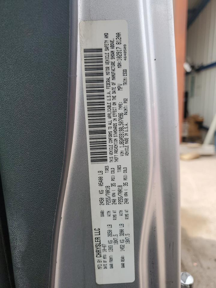 1J8GA59198L507096 2008 Jeep Wrangler Unlimited Sahara