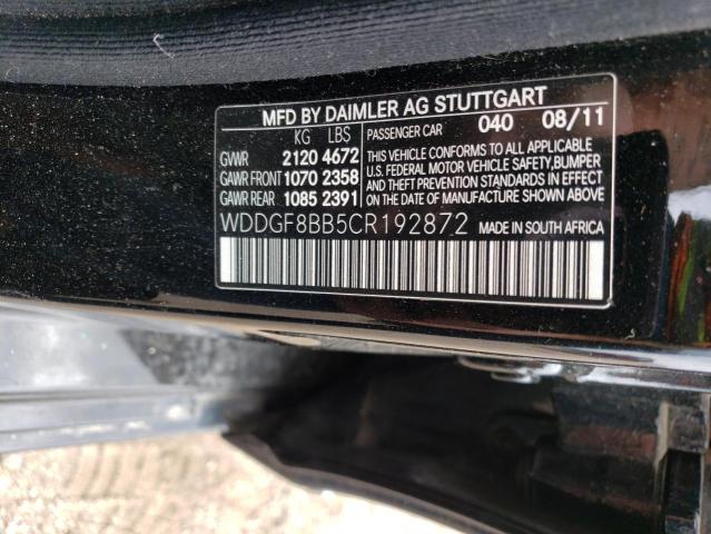 2012 Mercedes-Benz C 300 4Matic VIN: WDDGF8BB5CR192872 Lot: 58098844