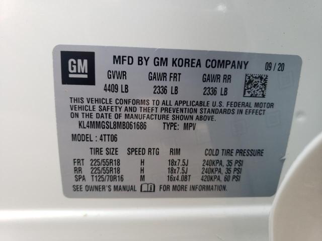 2021 Buick Encore Gx Essence VIN: KL4MMGSL8MB061686 Lot: 59943534
