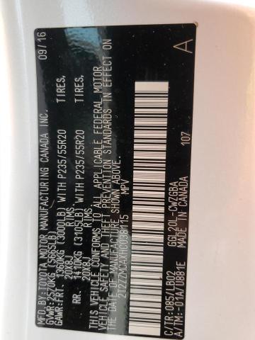 2017 Lexus Rx 350 Base VIN: 2T2ZZMCAXHC038115 Lot: 57484344