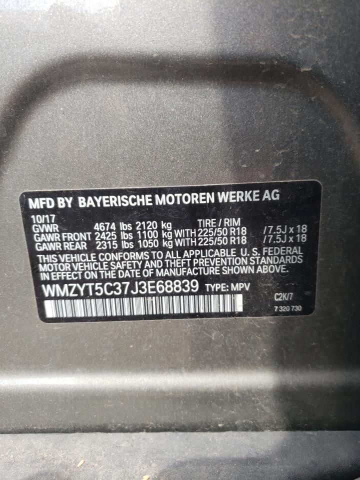 WMZYT5C37J3E68839 2018 Mini Cooper S Countryman All4