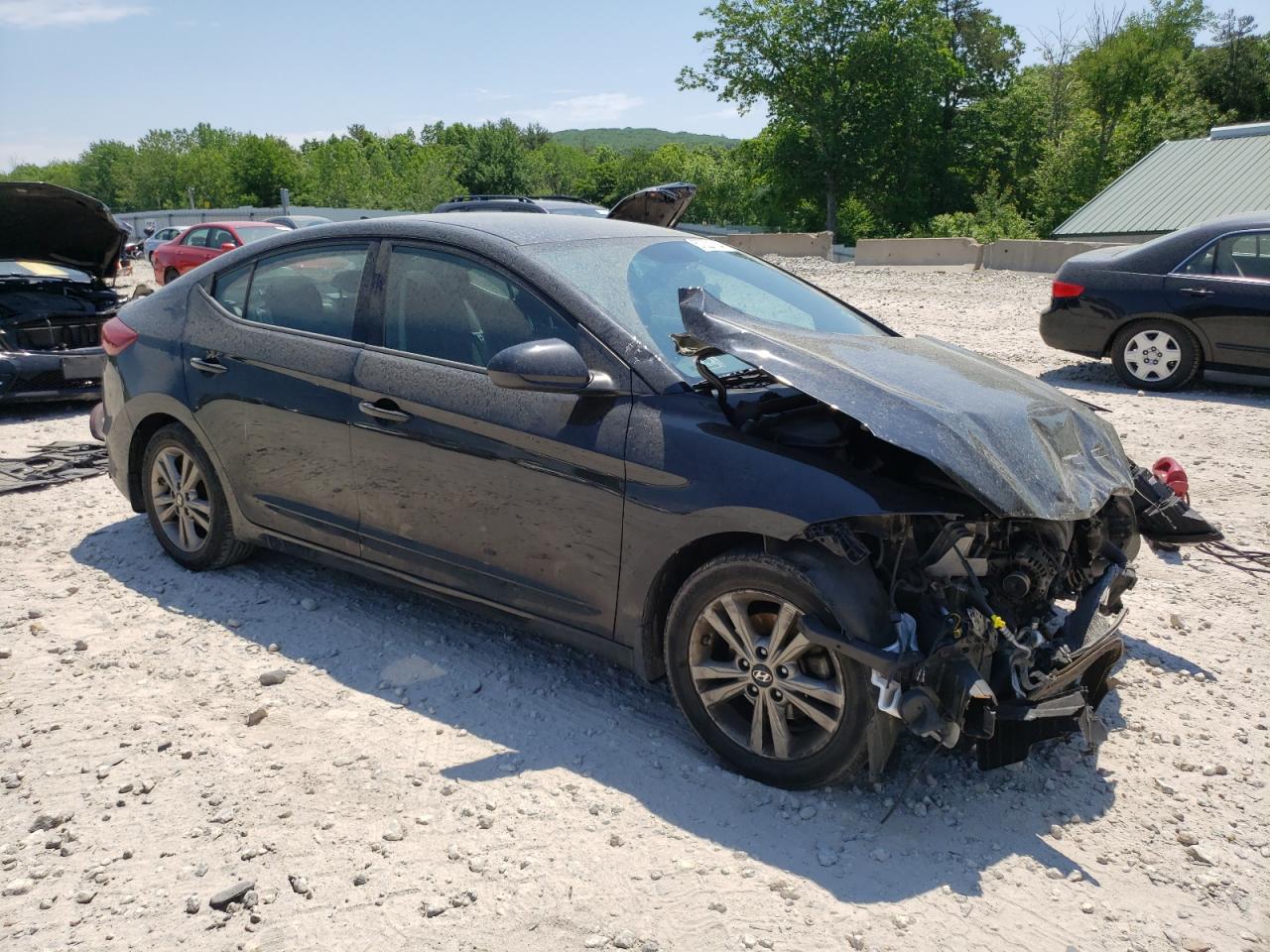 2018 Hyundai Elantra Sel vin: 5NPD84LF3JH282303