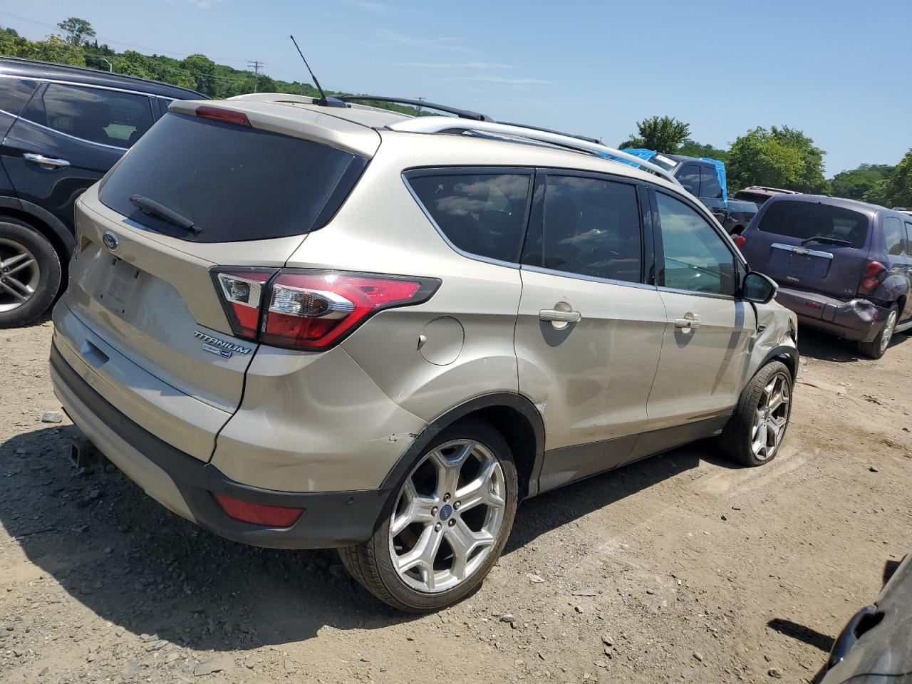 2017 Ford Escape Titanium vin: 1FMCU9J96HUA76485