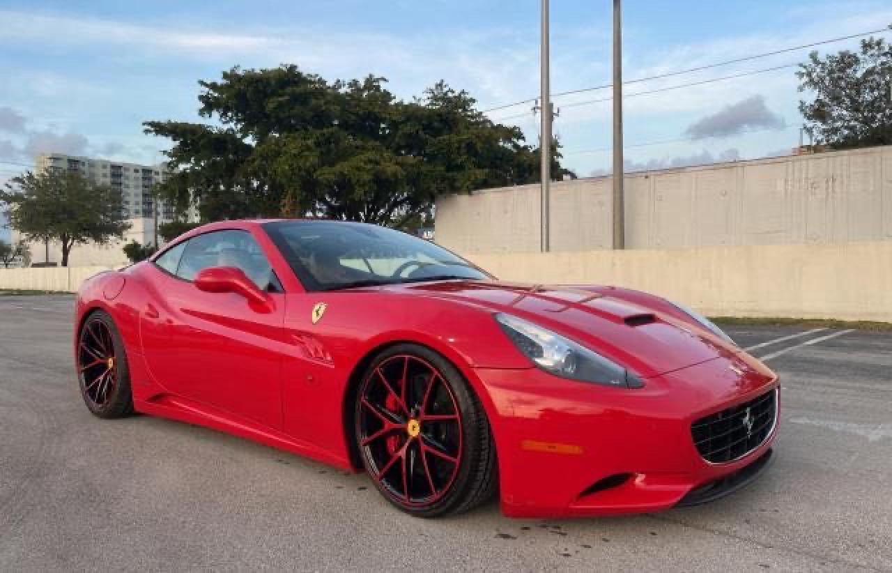 2012 Ferrari California vin: ZFF65LJAXC0182557