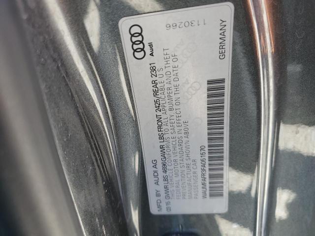 2015 Audi A5 Premium Plus VIN: WAUMFAFR3FA051570 Lot: 57456064