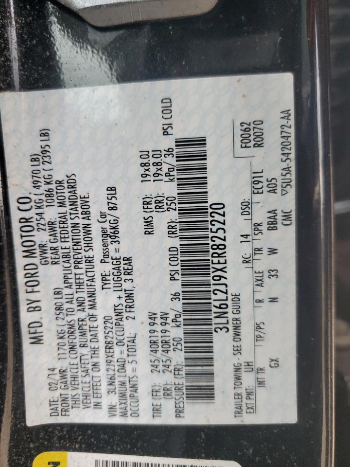 3LN6L2J9XER825220 2014 Lincoln Mkz