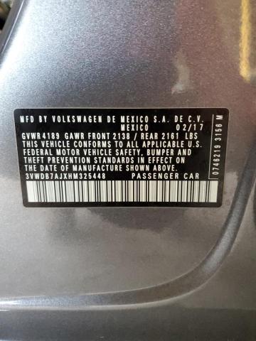 2017 VOLKSWAGEN JETTA SE - 3VWDB7AJXHM325448