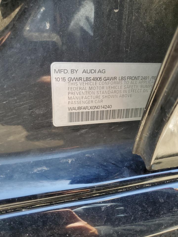 WAUBFAFLXGN014240 2016 Audi A4 Premium S-Line