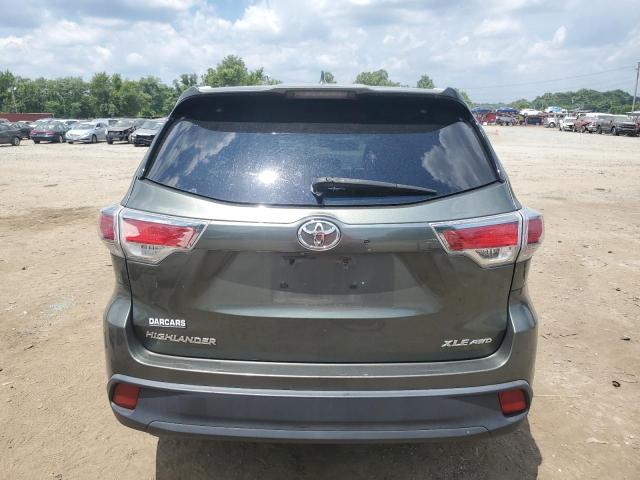 2015 Toyota Highlander Xle VIN: 5TDJKRFH5FS142155 Lot: 58675234