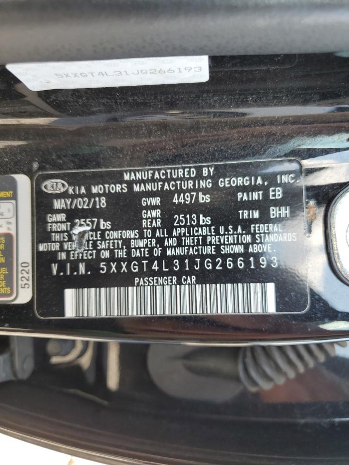 2018 Kia Optima Lx vin: 5XXGT4L31JG266193