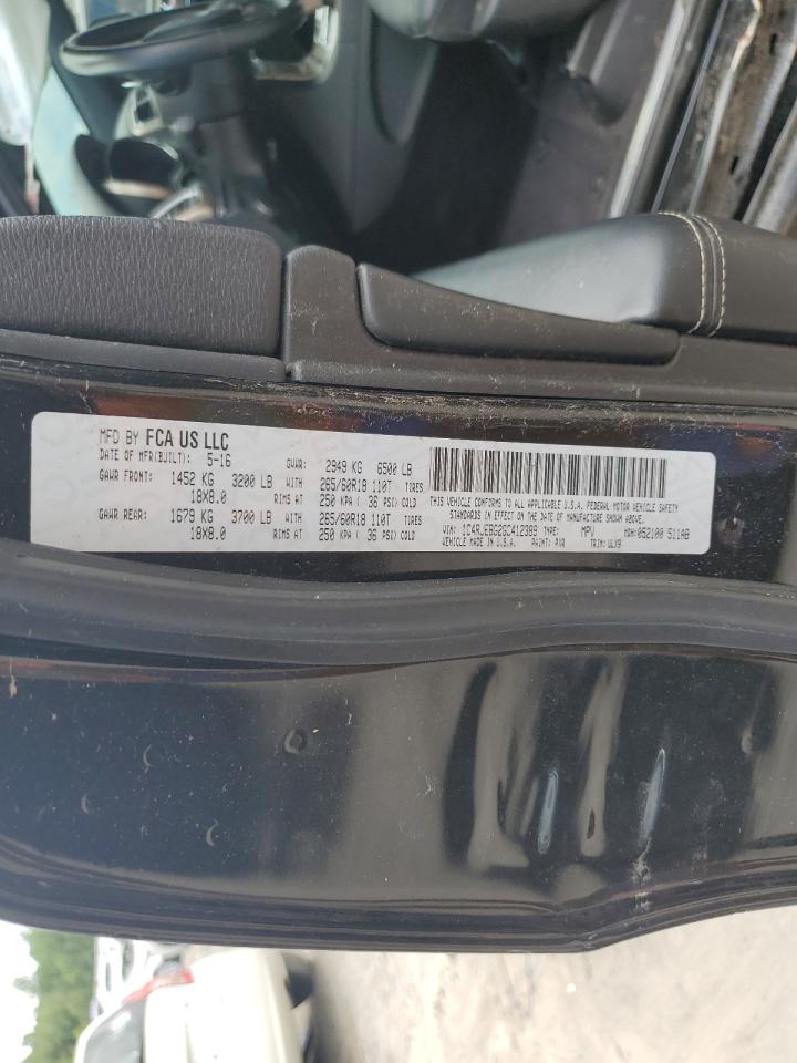 1C4RJEBG2GC412389 2016 Jeep Grand Cherokee Limited