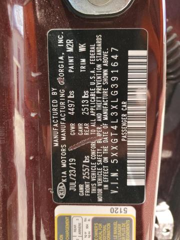 2020 Kia Optima Lx VIN: 5XXGT4L3XLG391647 Lot: 60174694