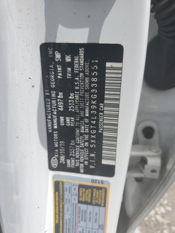 5XXGT4L39KG338551 2019 Kia Optima Lx