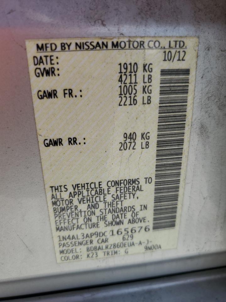 1N4AL3AP9DC165676 2013 Nissan Altima 2.5