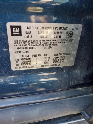 2019 Buick Encore Preferred VIN: KL4CJASB6KB874532 Lot: 57908064