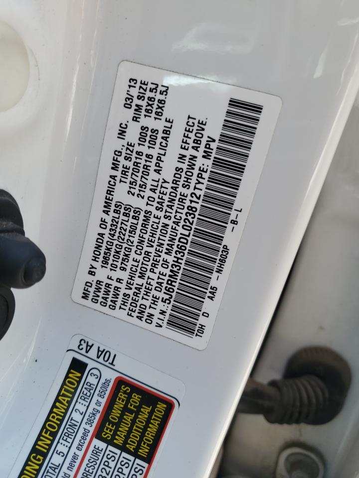 5J6RM3H36DL023812 2013 Honda Cr-V Lx