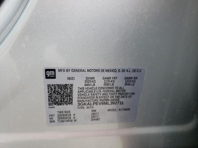 2021 GMC TERRAIN SL 3GKALPEV9ML392711  59313714