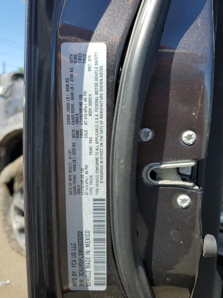 3C6UR5FLXMG633202 2021 Ram 2500 Laramie