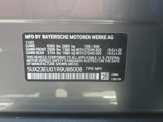 2024 BMW X5 xDrive40I VIN: 5UX23EU01R9U86008 Lot: 60100874