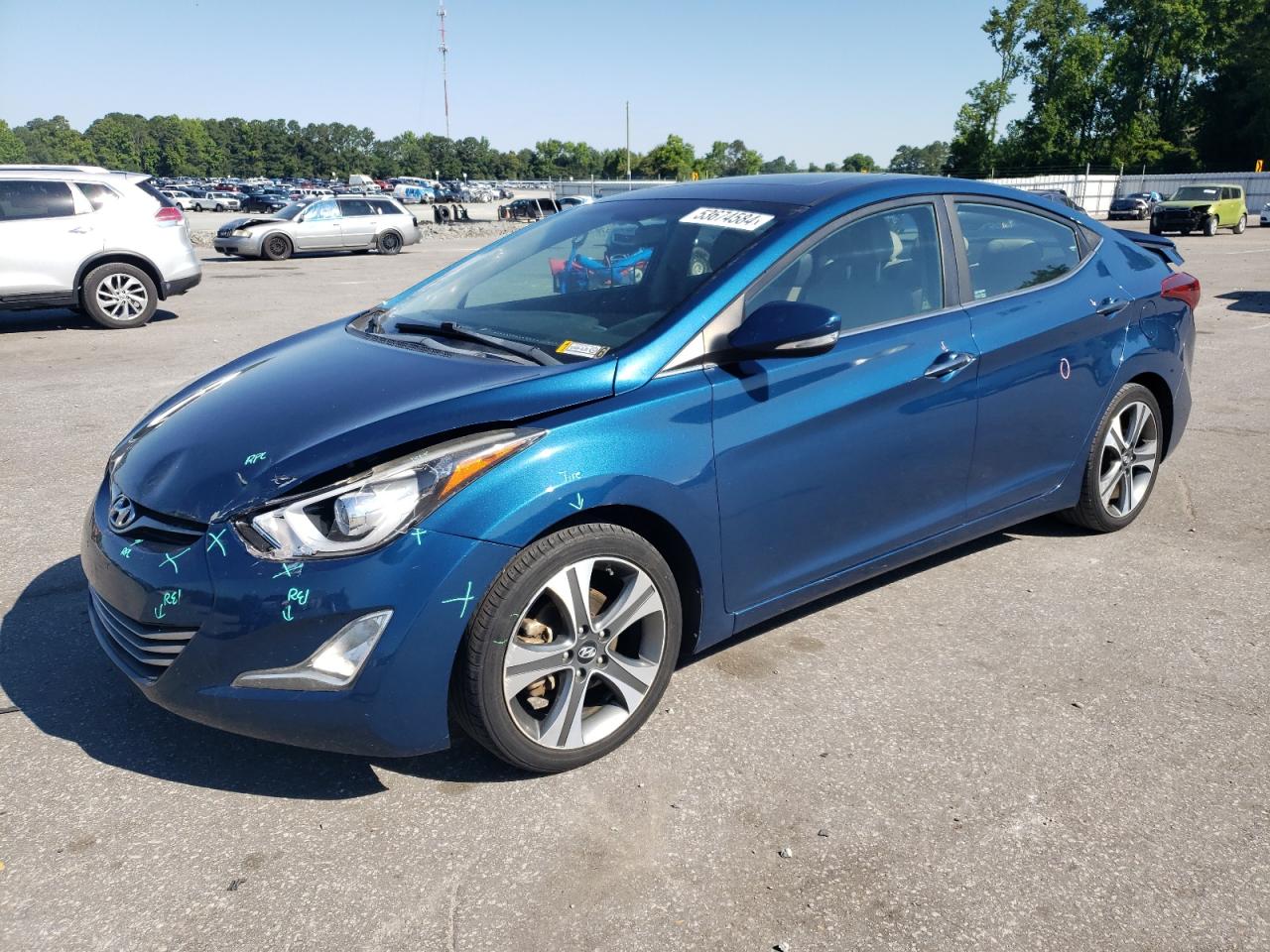 KMHDH4AH9EU171699 2014 Hyundai Elantra Se