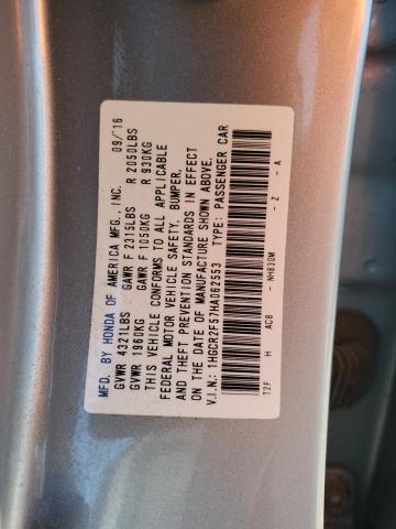 1HGCR2F57HA062553 2017 HONDA ACCORD - Image 12