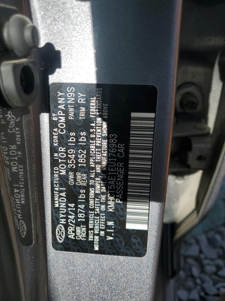 KMHCT5AE1EU176983 2014 Hyundai Accent Gls