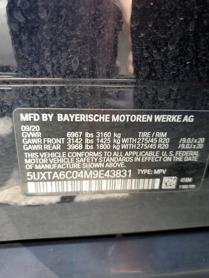 5UXTA6C04M9E43831 2021 BMW X5 xDrive45E