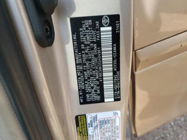 2005 Toyota Camry Le VIN: 4T1BE30K25U404961 Lot: 59416034