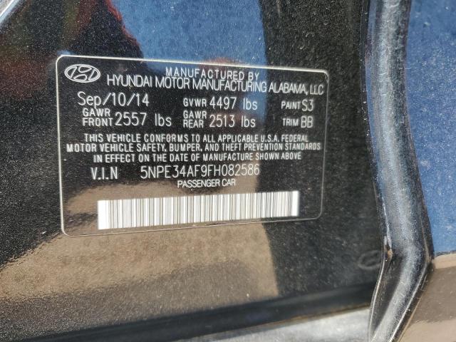2015 HYUNDAI SONATA SPO - 5NPE34AF9FH082586
