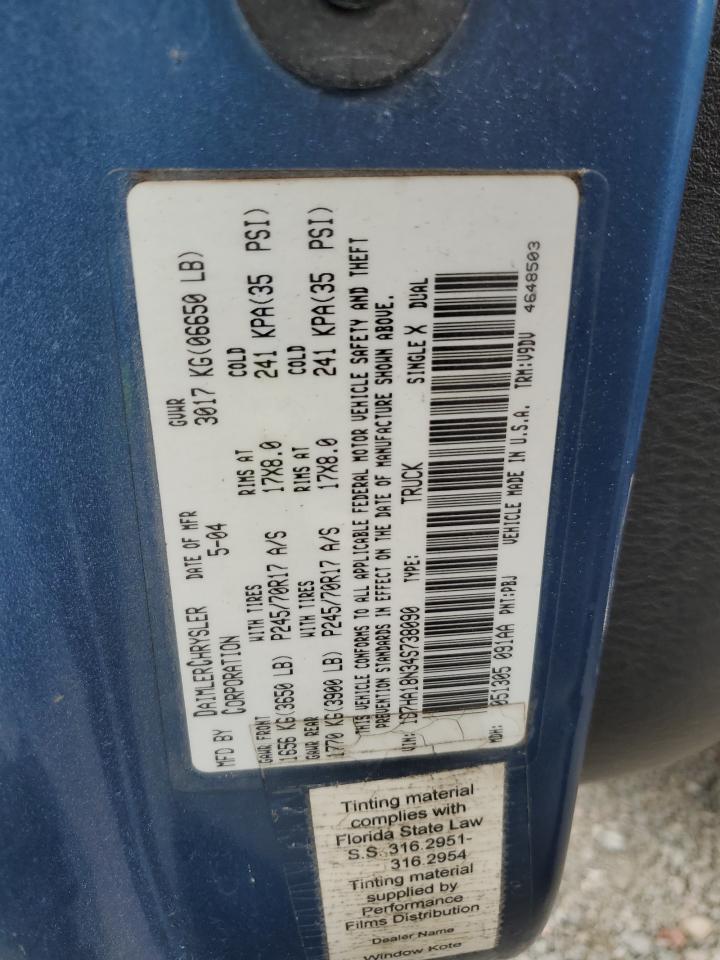 1D7HA18N34S738090 2004 Dodge Ram 1500 St