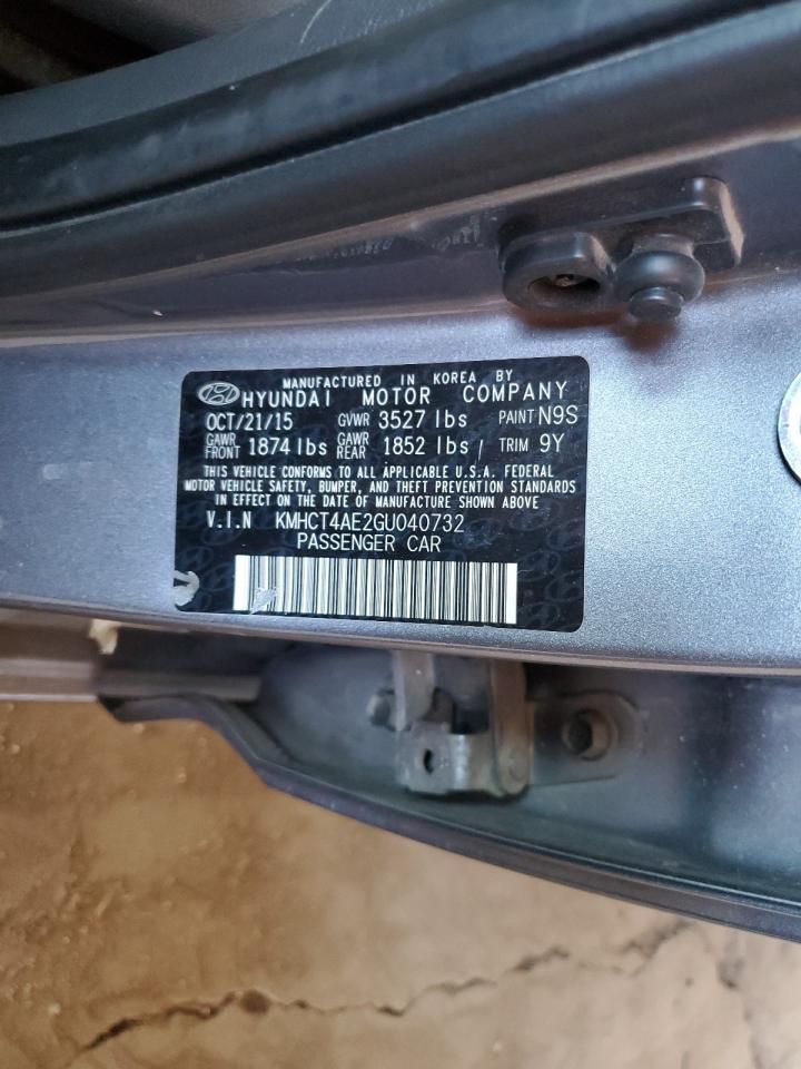 KMHCT4AE2GU040732 2016 Hyundai Accent Se