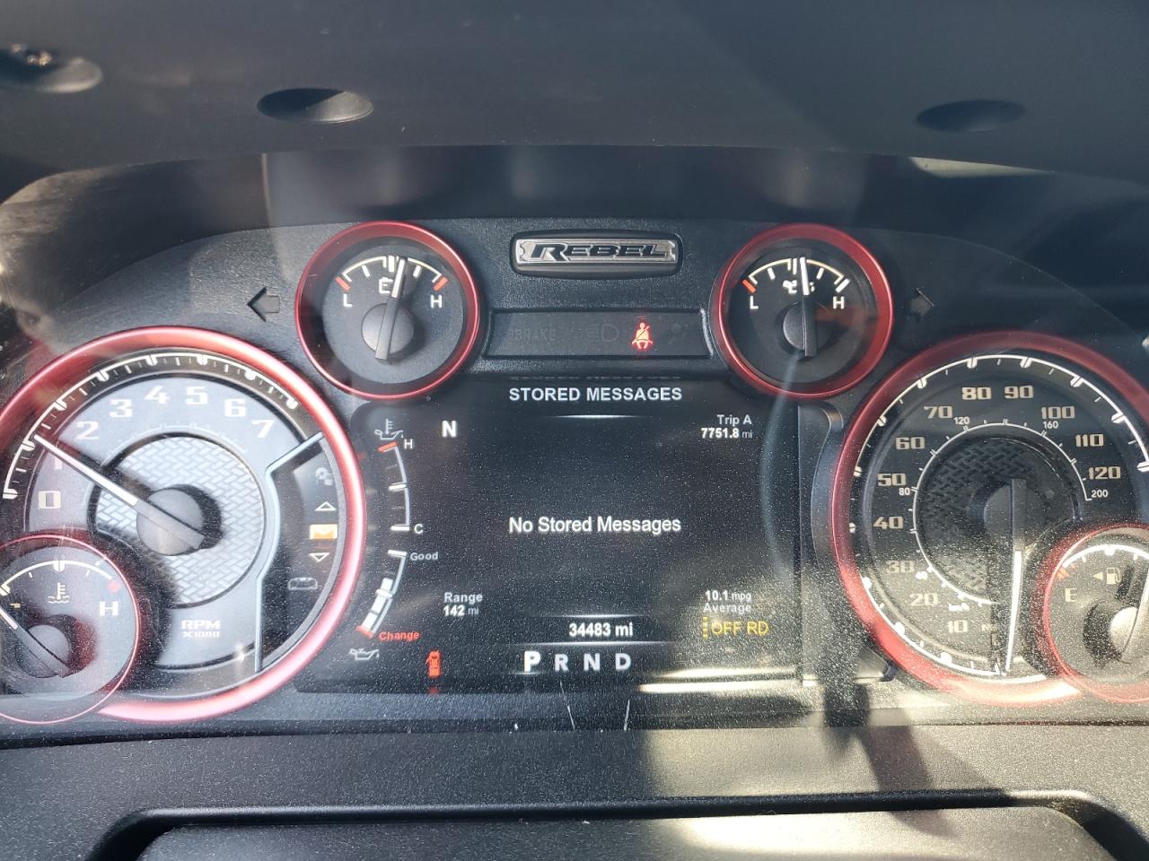 1C6RR7YT0JS171655 2018 Ram 1500 Rebel