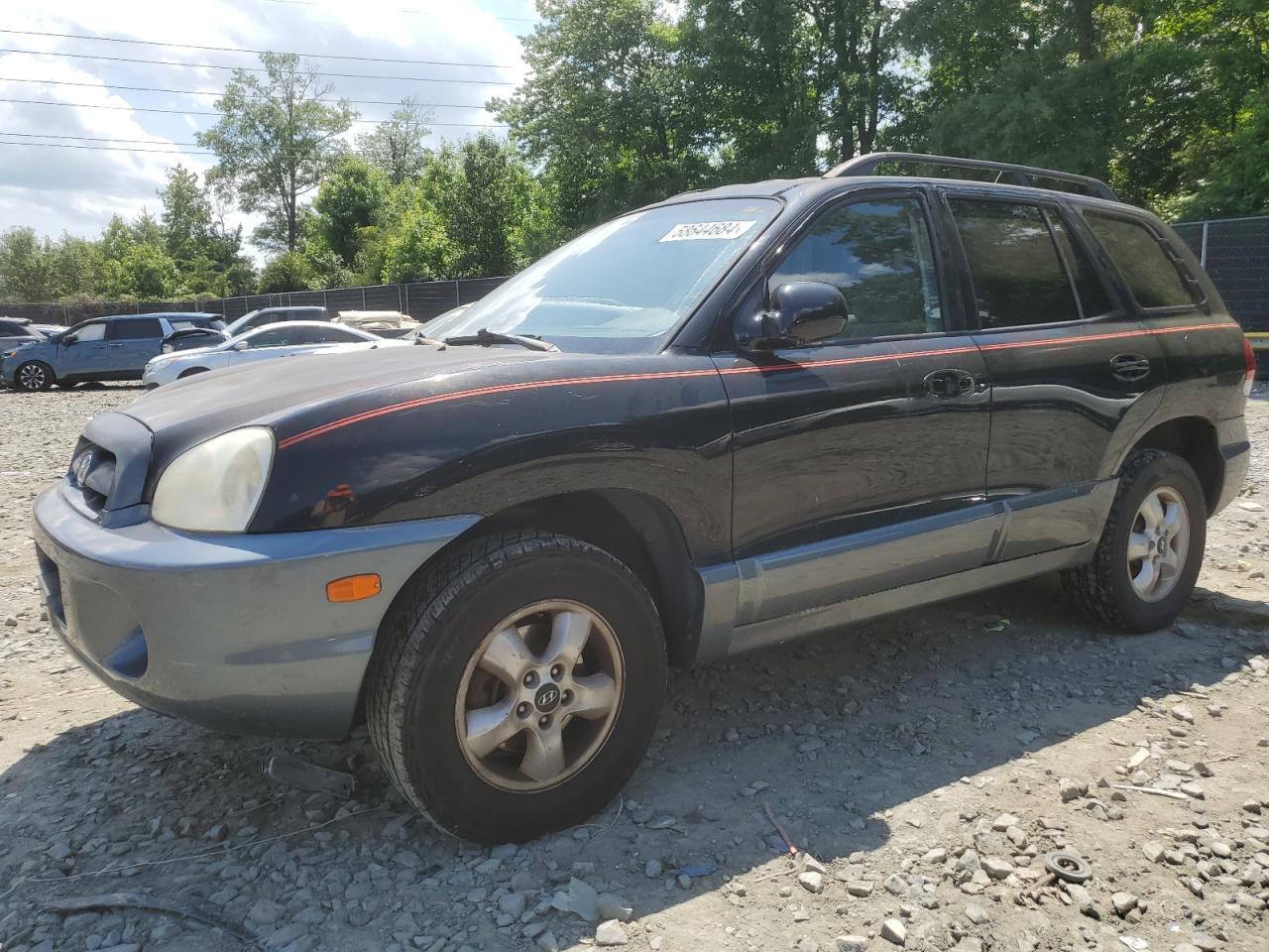 KM8SC73E55U898459 2005 Hyundai Santa Fe Gls