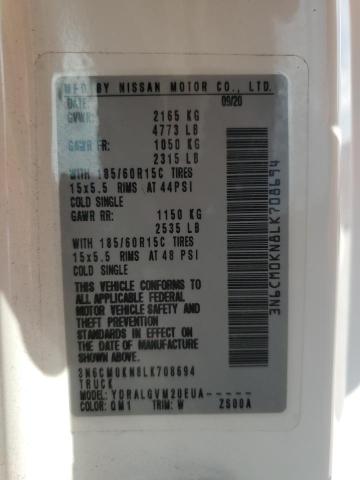 2020 Nissan Nv200 2.5S VIN: 3N6CM0KN8LK708694 Lot: 58476554