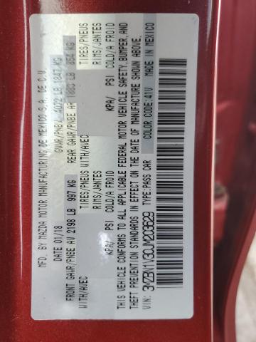 2018 Mazda 3 Touring VIN: 3MZBN1V30JM203629 Lot: 59592694