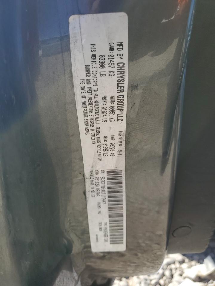 3C3CFFBR4CT115447 2012 Fiat 500 Sport