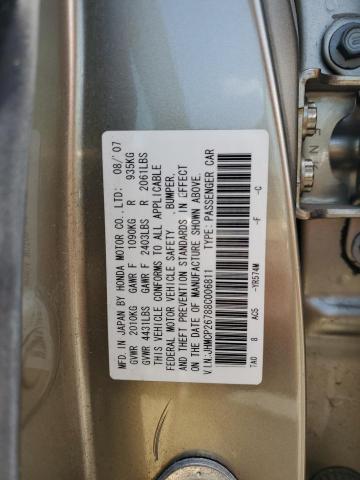 JHMCP26788C006811 2008 Honda Accord Ex