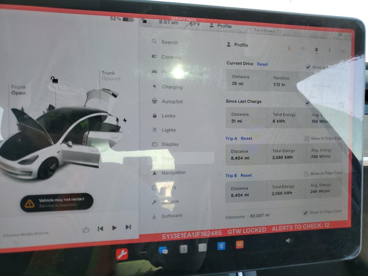 5YJ3E1EA1JF162485 2018 Tesla Model 3