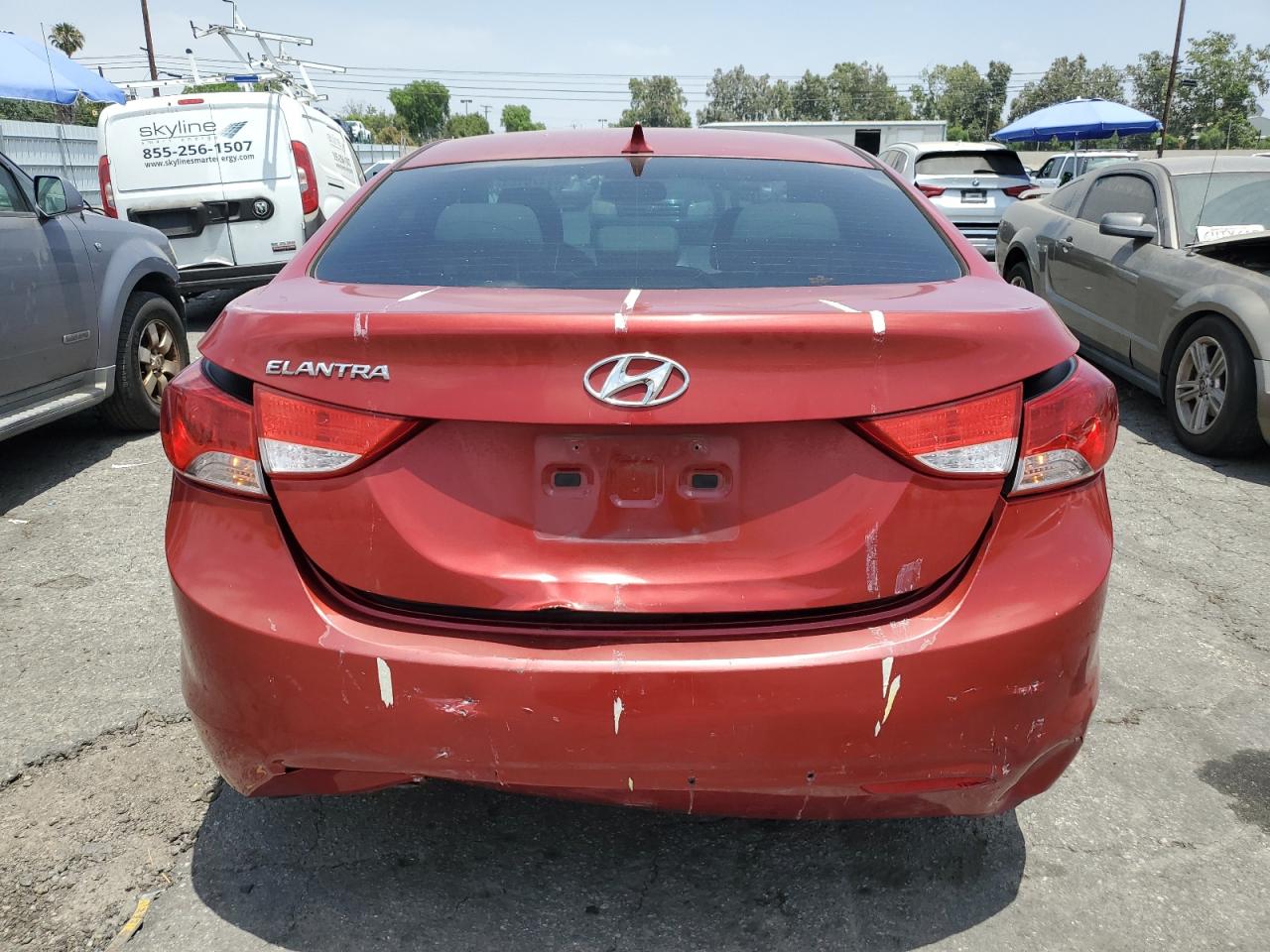 KMHDH4AE0DU595535 2013 Hyundai Elantra Gls