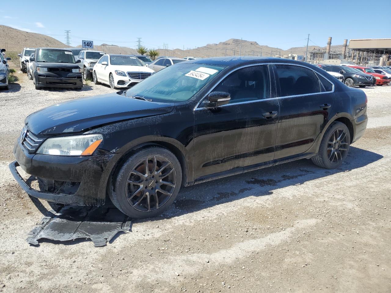 Lot #2766349621 2013 VOLKSWAGEN PASSAT SE