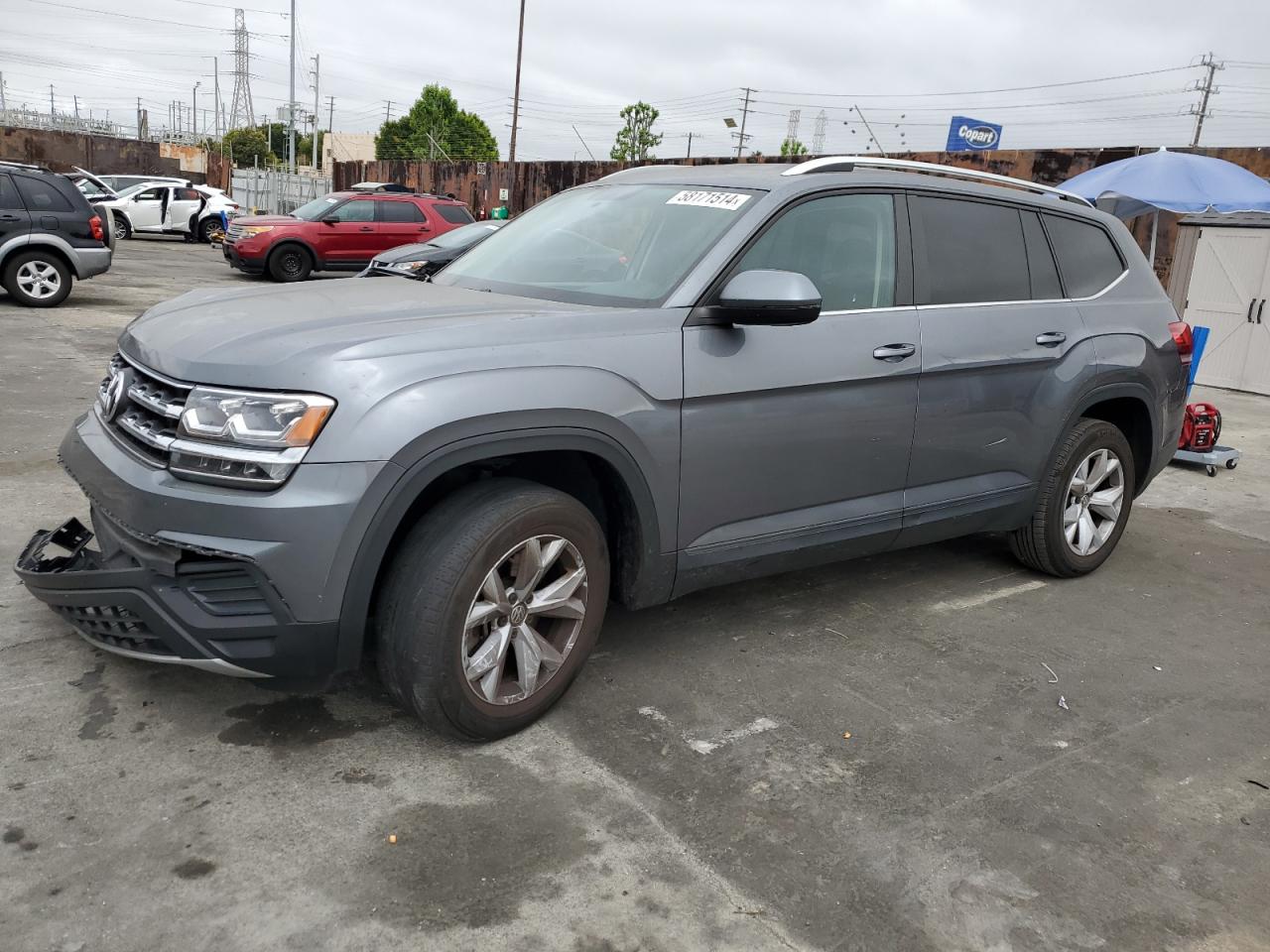 1V2AP2CA7JC560015 2018 Volkswagen Atlas S