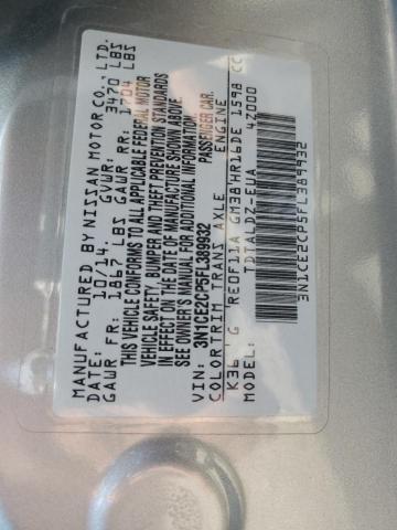 2015 NISSAN VERSA NOTE - 3N1CE2CP5FL389932