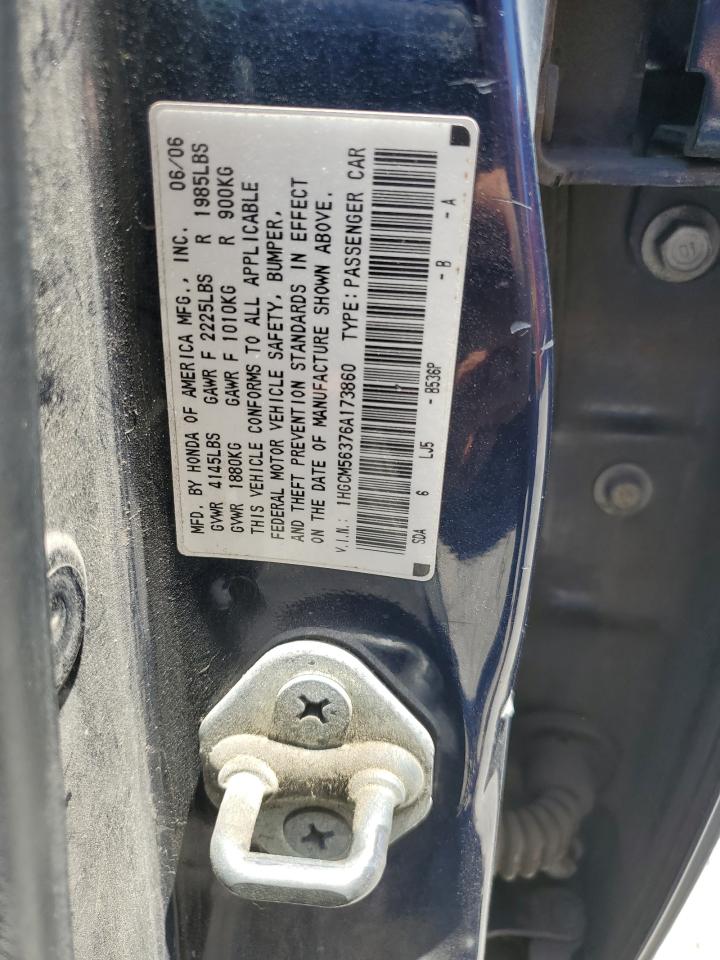 1HGCM56376A173860 2006 Honda Accord Se