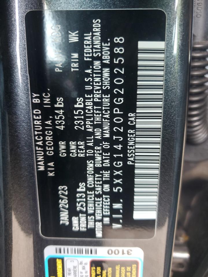 5XXG14J20PG202588 2023 Kia K5 Lxs