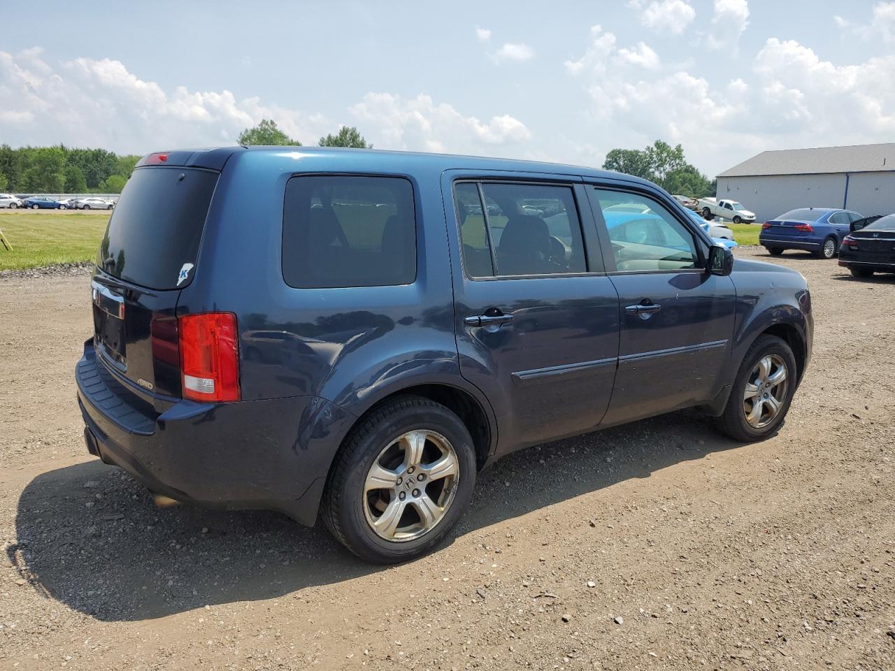 2012 Honda Pilot Ex vin: 5FNYF4H47CB011566