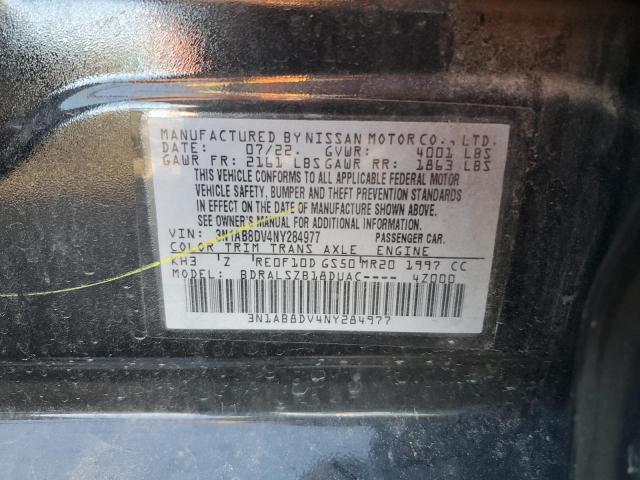 2022 Nissan Sentra Sr VIN: 3N1AB8DV4NY284977 Lot: 59082484