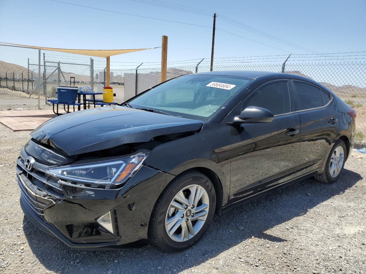 2020 Hyundai Elantra Sel vin: KMHD84LF2LU070416