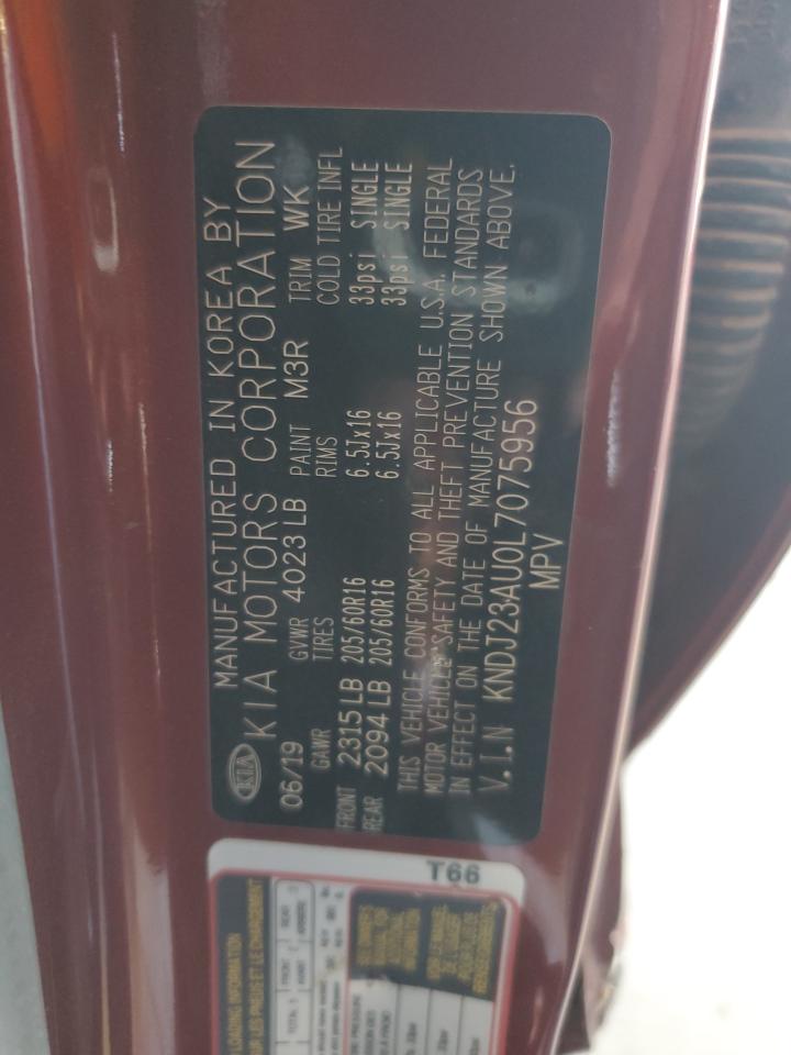 KNDJ23AU0L7075956 2020 Kia Soul Lx