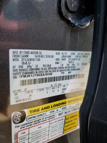 2019 FORD EXPEDITION - 1FMJK1JT5KEA19108