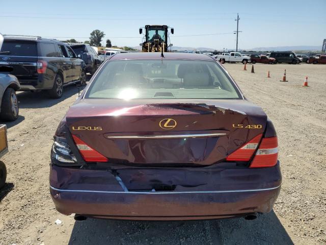 2005 Lexus Ls 430 VIN: JTHBN36F755001498 Lot: 60142424